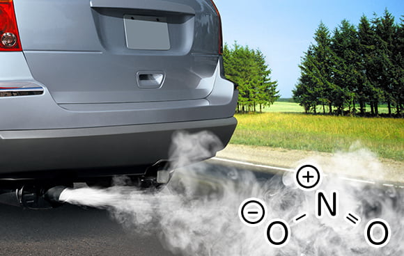 Differences in emissions between conventional vehicles and idling stop vehicles